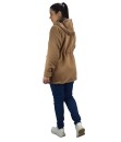 Parka Jaqueta Butu Biru Extra Grande Plus Size Feminino - Ocre liso